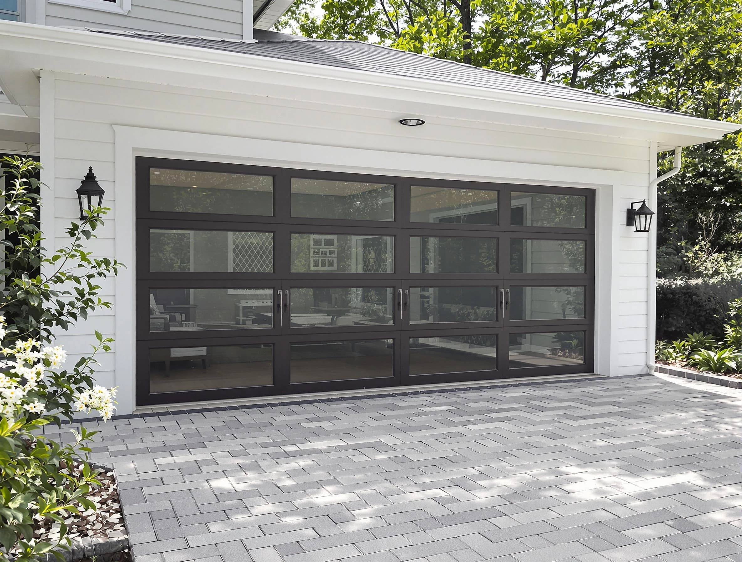 South Jordan Garage Door Repair design specialist presenting custom garage door options to South Jordan homeowner