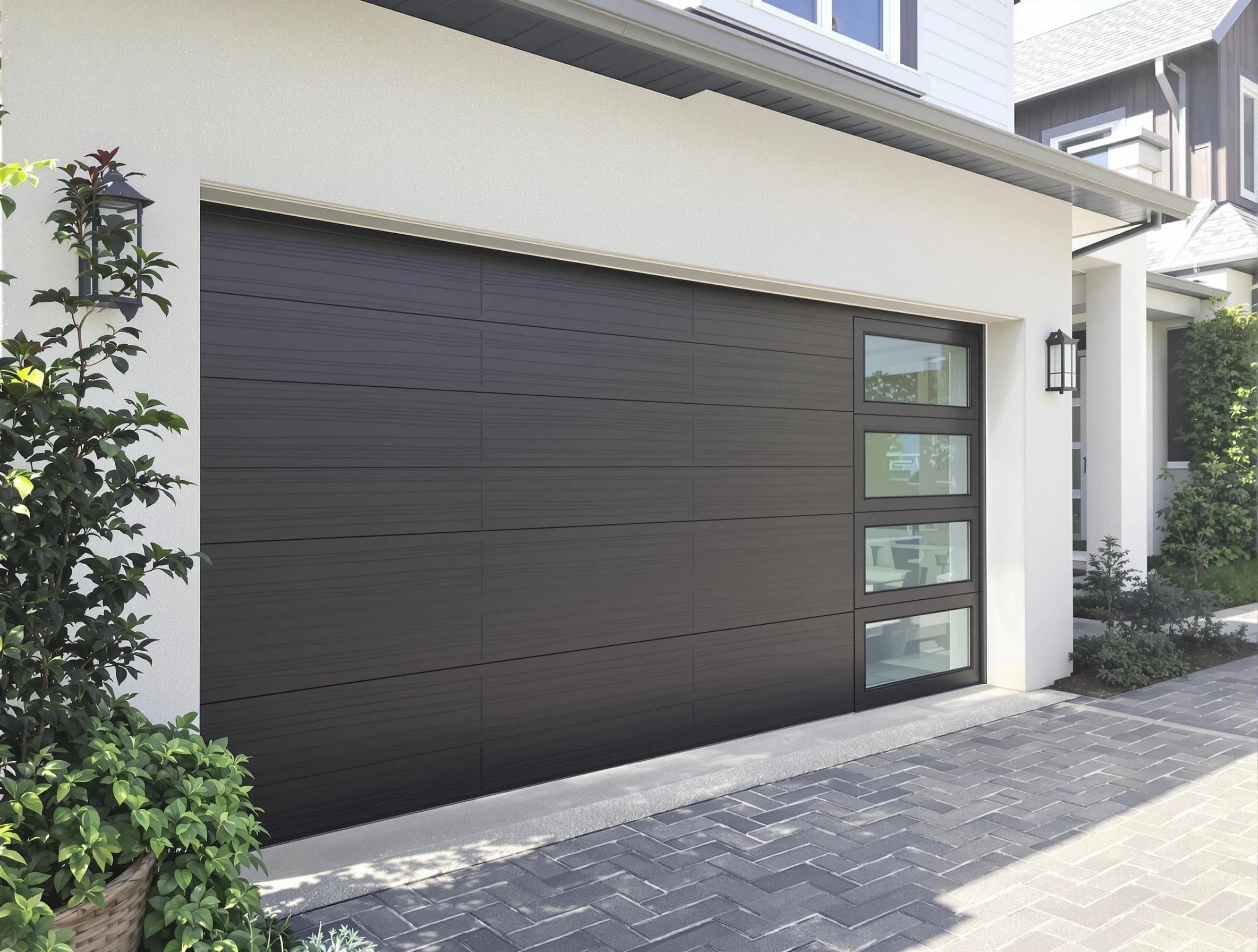 Custom garage door installation by South Jordan Garage Door Repair in South Jordan