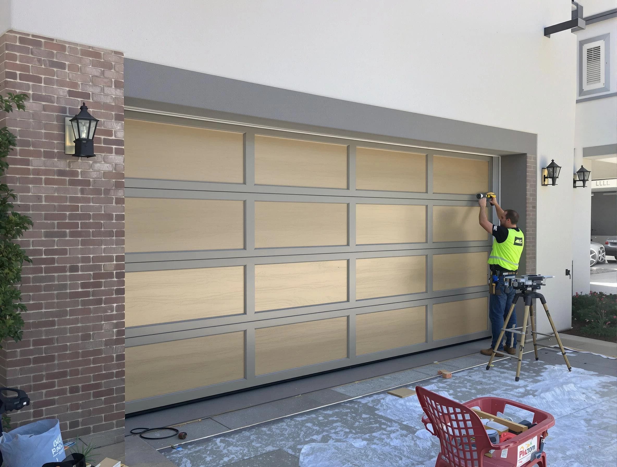 Garage door replacement service by South Jordan Garage Door Repair in South Jordan