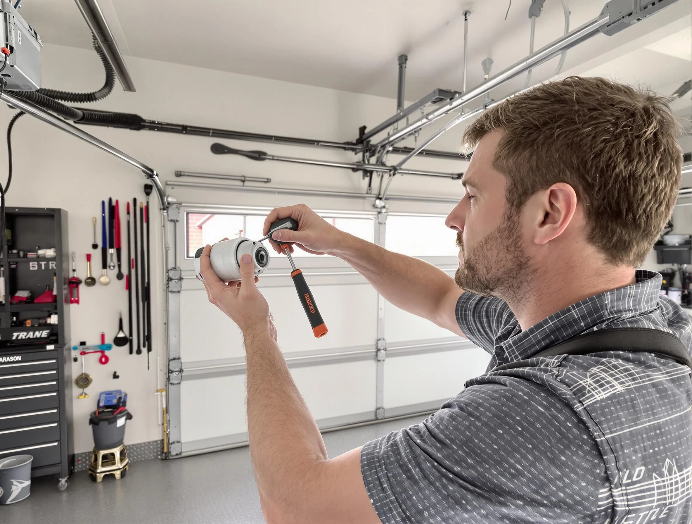 Garage door opener repair service by South Jordan Garage Door Repair in South Jordan