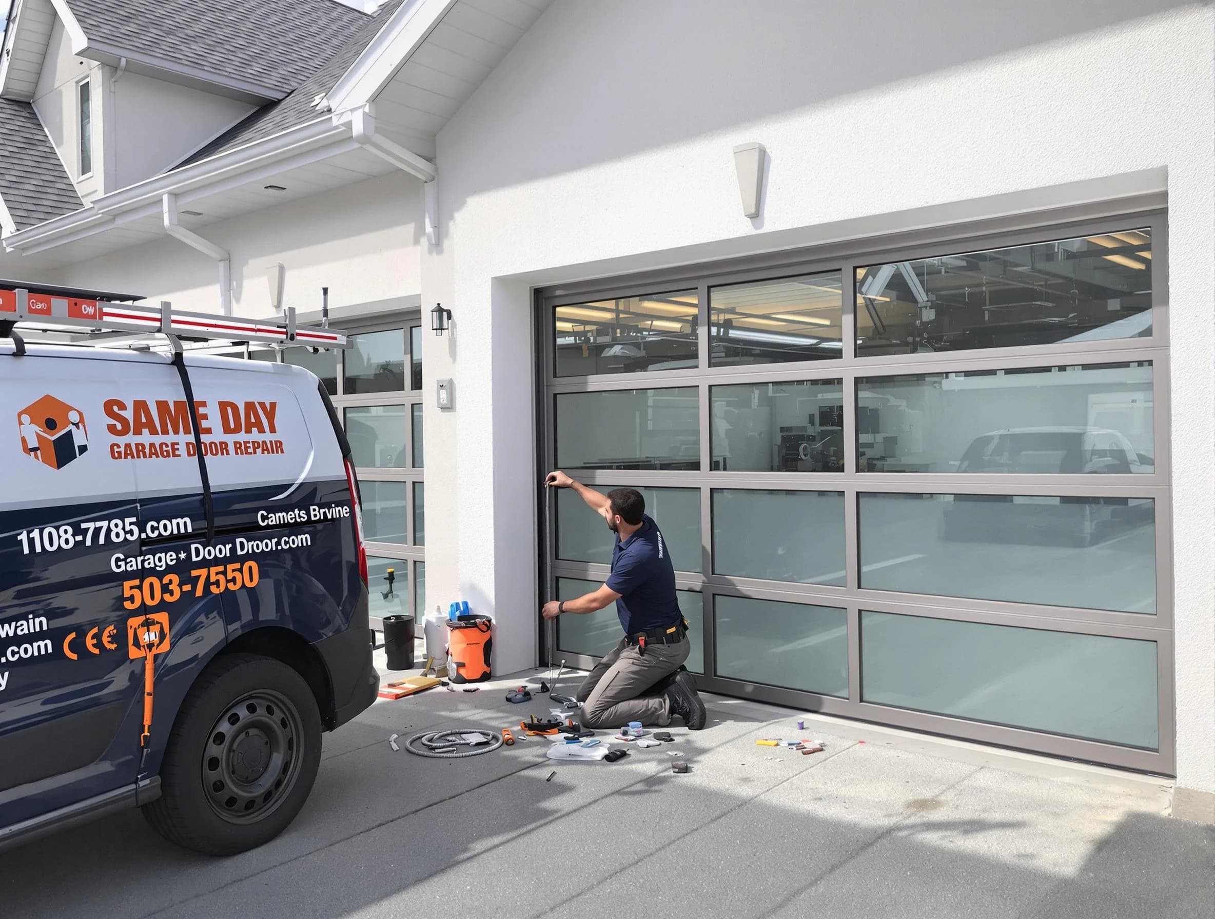 Same-day garage door repair service by South Jordan Garage Door Repair in South Jordan