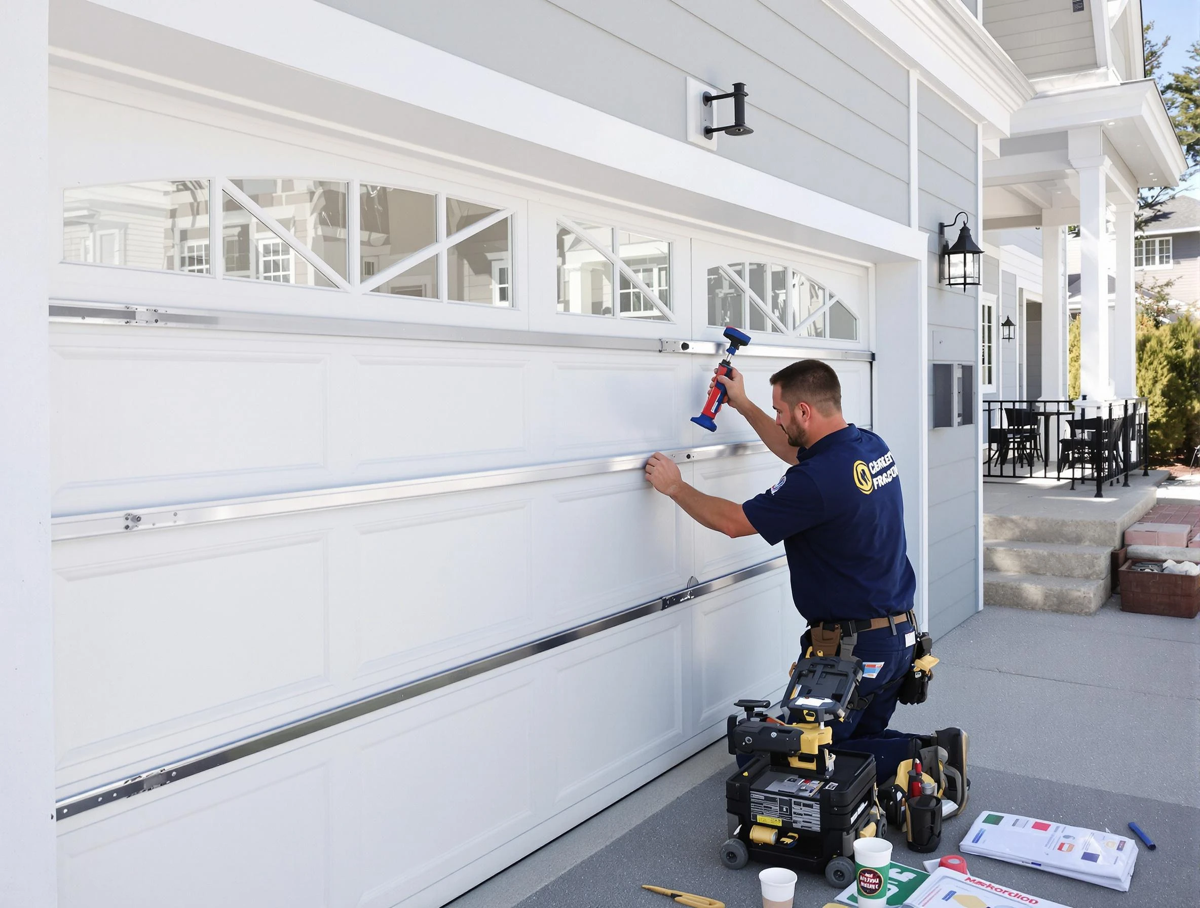 Professional garage door installation by South Jordan Garage Door Repair in South Jordan