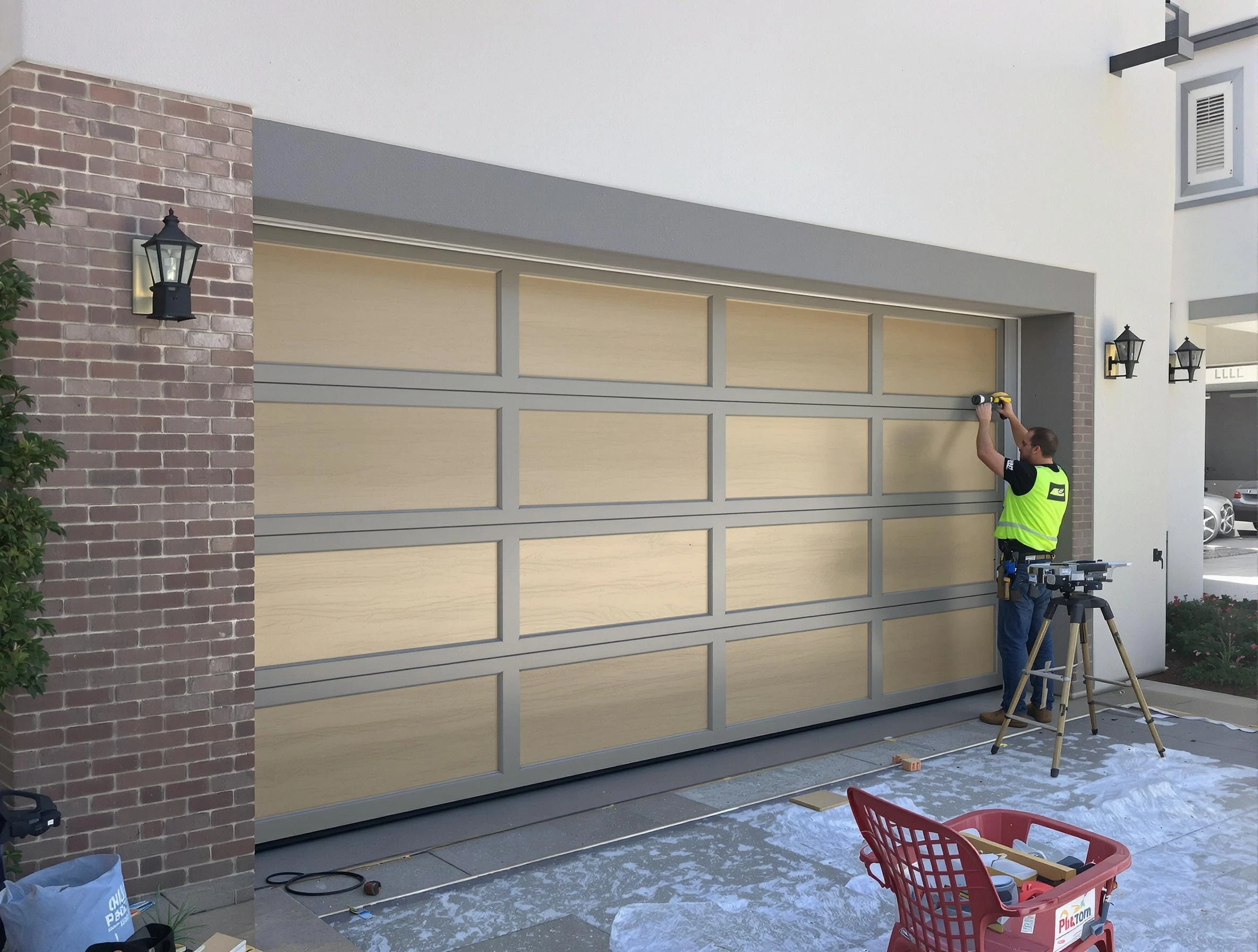 Garage door replacement service by South Jordan Garage Door Repair in South Jordan