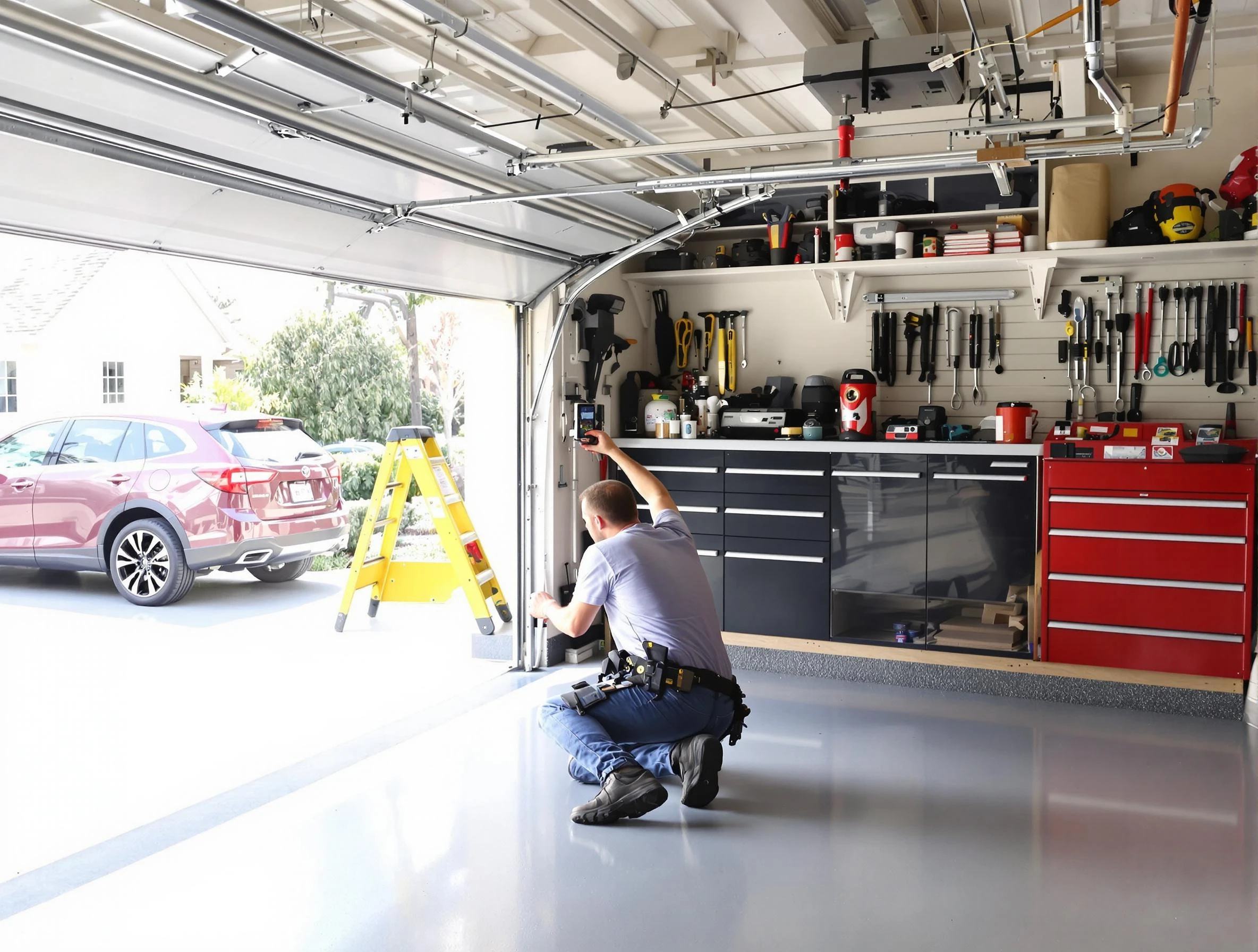 Local garage door repair service by South Jordan Garage Door Repair in South Jordan