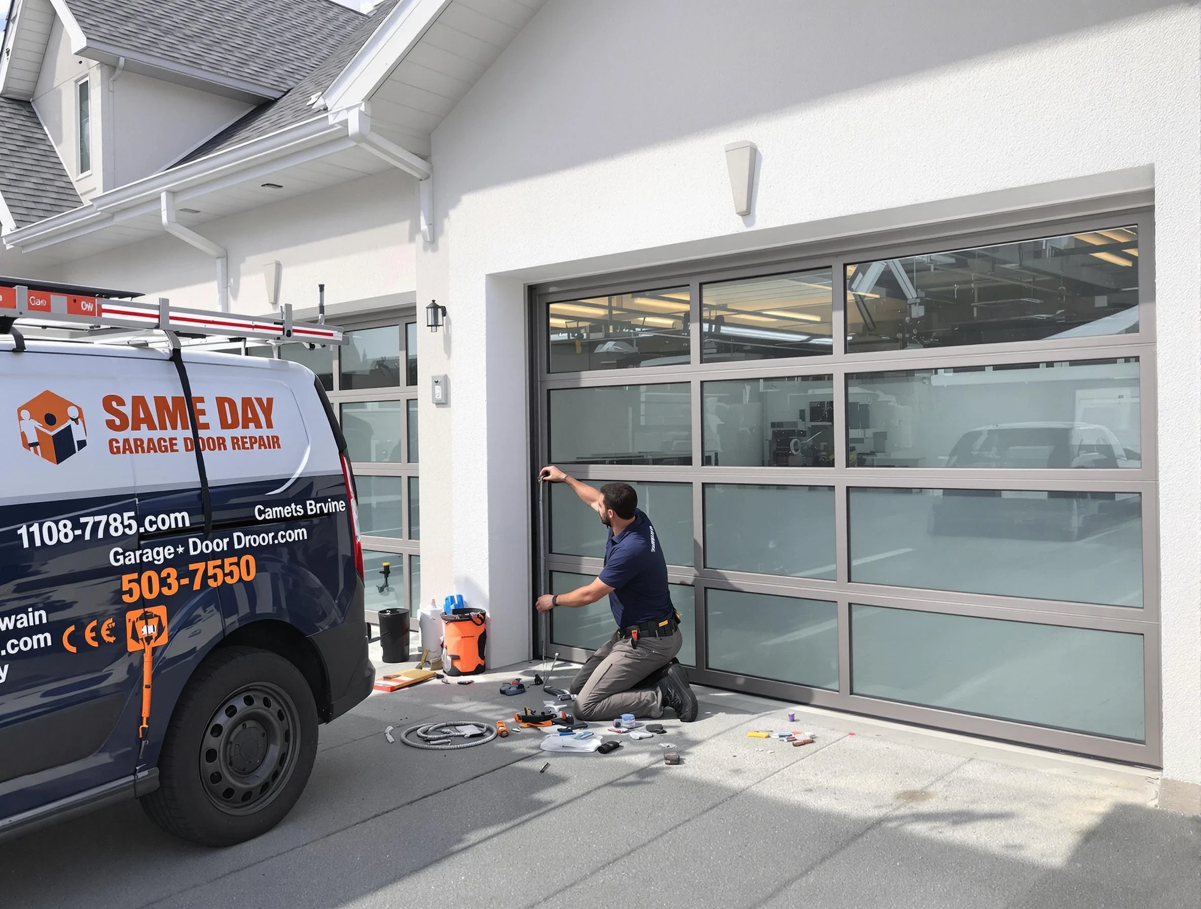 Same-day garage door repair service by South Jordan Garage Door Repair in South Jordan